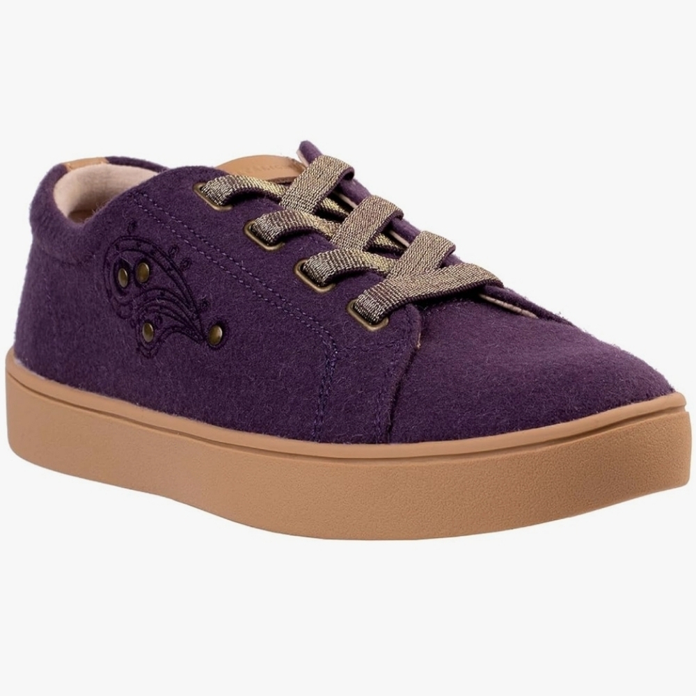 REVITALIGN Purple and Tan Sneakers